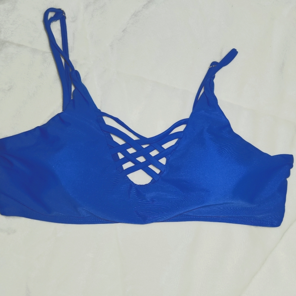 Blue Bathing Suit top